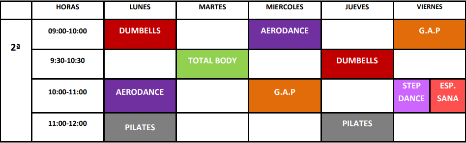 horarios mañanas 2