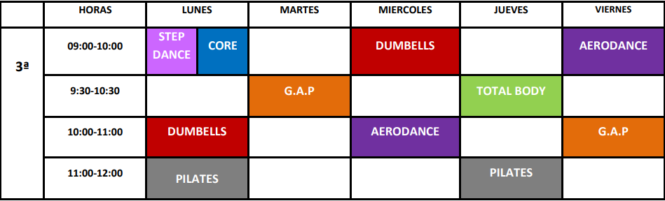 horarios mañanas 3