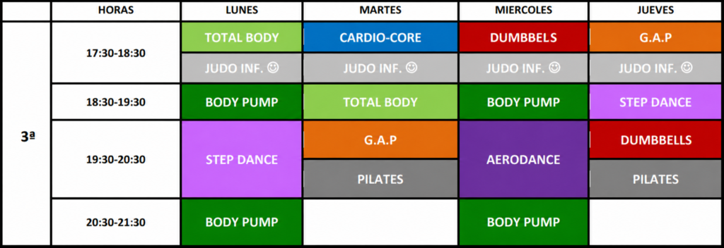 semana 3 tardes dumbbells